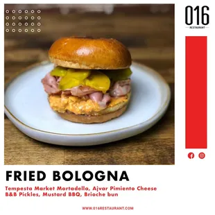 Flavor heaven. Fried Bologna!