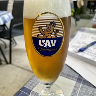 Liv beer on tap