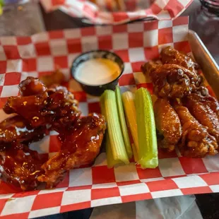 Wings - teriyaki and citrus chipotle