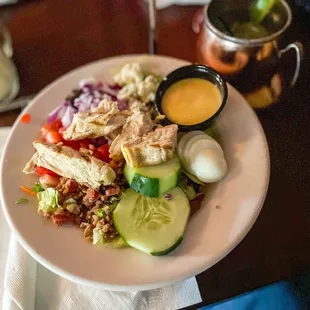Half Cobb Salad - they split it for us!
