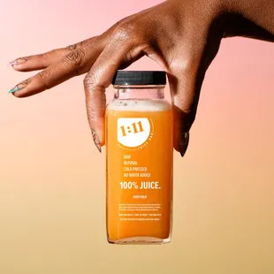 100% Natural, No Added Sugar, No Water, No Hidden Ingredients Cold-Pressed Juice