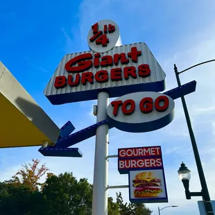 a sign for a restaurant