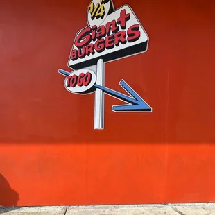 a sign for a fast food restaurant