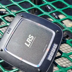 a cell phone on a table