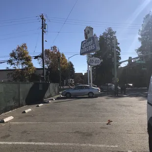 Parking lot/signage