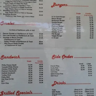Had to add a menu for this place