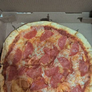 14" pepperoni