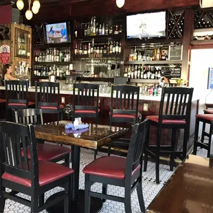 The bar. The bar only takes cash