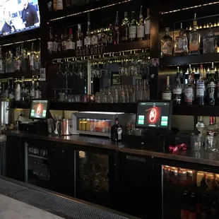 Bar at 1/8   Great selection of booze. A must go to place