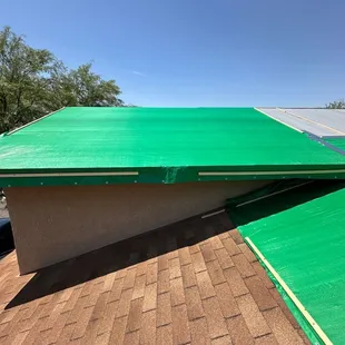 Emergency Roof Tarp During Monsoon Season