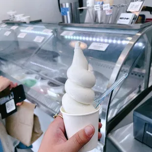 Vanilla soft serve