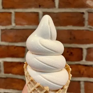 Vanilla chai swirl soft serve