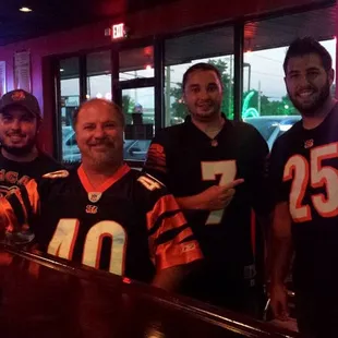 Come here to watch the Bengals!