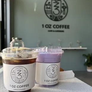 kyoto cold brew + ube affogato