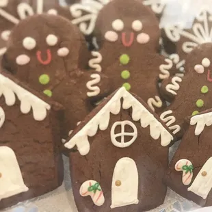 Gingerbread houses and men