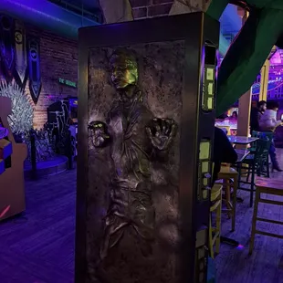 They've got some great funny art pieces scattered throughout the place if you're looking for oddities &amp; want to try to find them all!