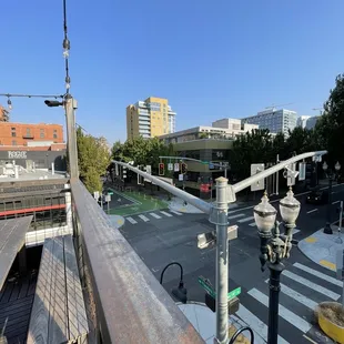 View from the patio bar