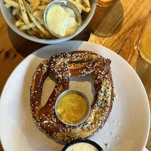Pretzel and Fries