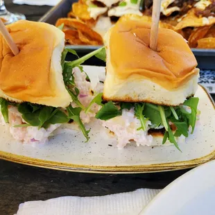 Shrimp sliders--perfect to share.