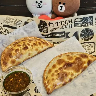 Second round: Spinach and Beef empanadas