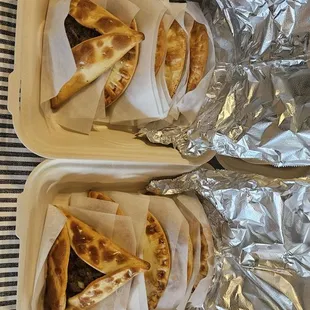 My empanada assortment