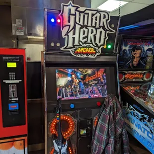 a guitar hero machine