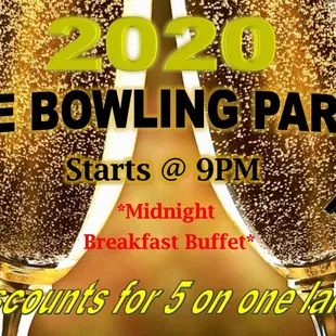 New Years Eve Bowling Party