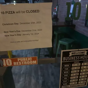 Store hours. Im glad they are off. Five stars to the owner for allowing this!!