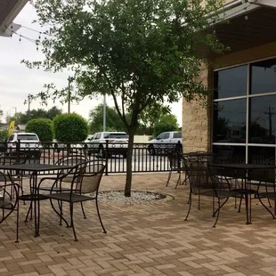 Patio dining