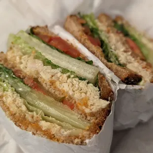 Chicken pesto sandwich