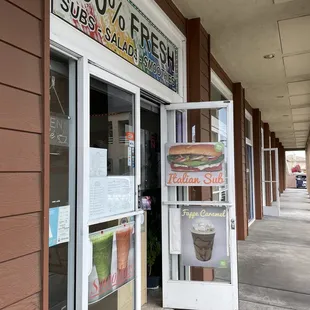 Outside (at intersection of Carson and Liberty Center- across the street from Carl's Jr.)