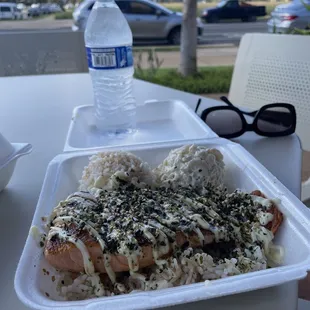 salmon plate