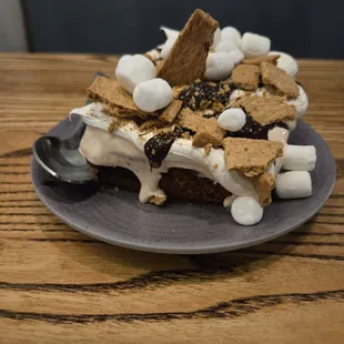 Smores Pudding Cake