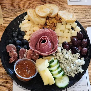 Charcuterie platter--great to share for the table (we ordered two).