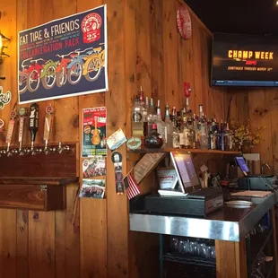 Always good beer choices and a full bar!