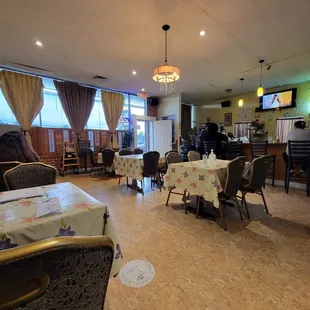 View of the dining room from our table.