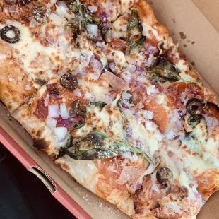 pizza, food