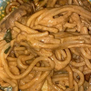 Curry noodles aka spaghetti