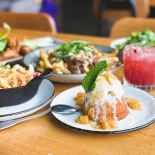 plates of food on a table