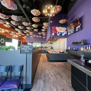 the interior of a restaurant