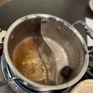 Empty pot drank all the soup