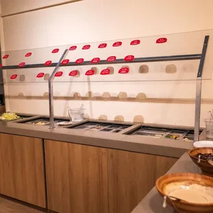 self-serve veggie bar