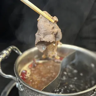 All of the cuts of the US wagyu were delicious