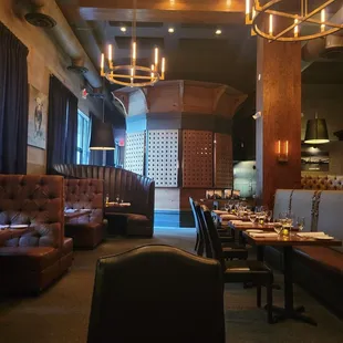 interior, sushi and sashimi