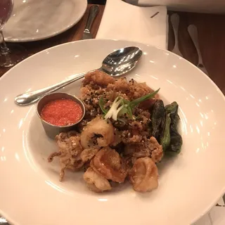 Crispy Calamari and Shrimp