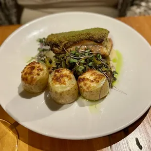 Dijon Dill Crusted Chilean Salmon