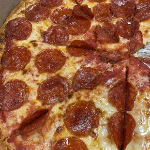 Pepperoni pizza