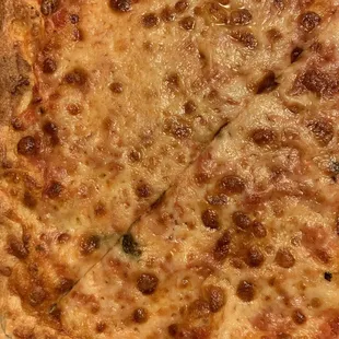 April 2019 pizza - dry -and burnt - tossed it out.