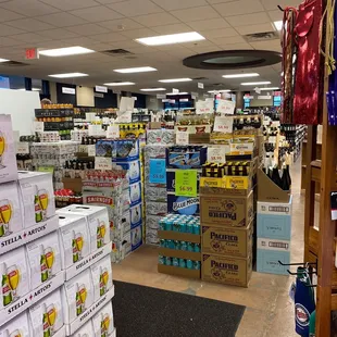 the inside of a store