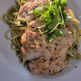 Salmon Pesto Pasta